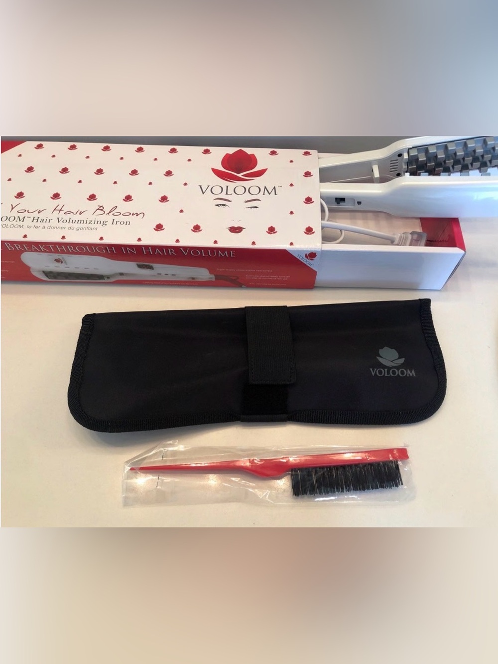 VOLUM Voloom White Hair Volumizing Iron